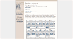 Desktop Screenshot of dailylightdevotional.org